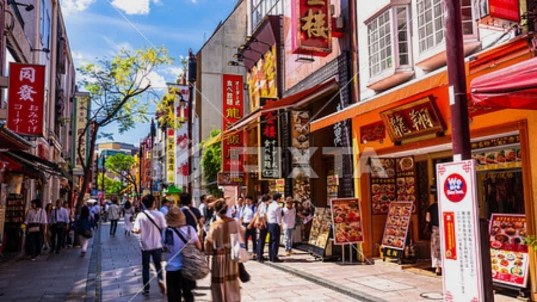 横浜中華街周辺ゴミ掃除　清掃