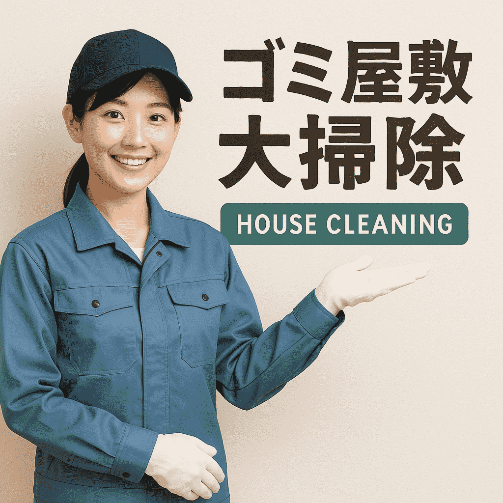 ゴミ屋敷でお困りのお客様大掃除お任せください！